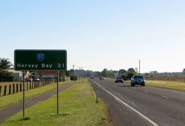 fraser coast road sign
